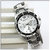 NG Rosra Round Dial Silver Metal Strap Quartz Watch For Men