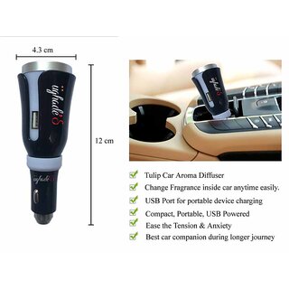 Buy TULIP CAR AROMA DIFFUSER Mini USB Aromatherapy Machine Online