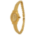 SONIX by Kingz Traders Metal Gold color BANGLE oval shape dial  Women Party Watch