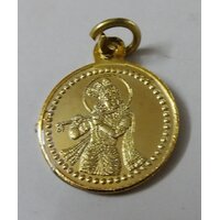 Beautiful Golden Plated Lord Krishna Pendent