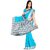 Sharda Creation Light Blue Colour Taffeta Silk Saree Without Blouse Piece