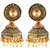 Asmitta Sublime Jhumki Gold Plated LCT Stone Earring For Women
