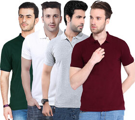 Concepts MultiColor Pack of 4 Polo Neck Tshirt