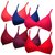 Aanand Multicolor Non- Padded Bra Pack of 6 Pc Set Combo