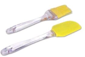 Right Traders Silicon Spatula and Brush- Set of 2