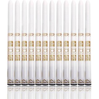 ADS Perfect Eyeliner Waterproof Free Liner  Rubber Band-12pcs Black 2.5 g  (White)