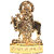 Gold plated Cow with Krishna Idol - 2.9 inches