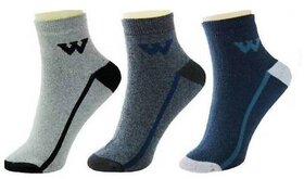 DDH Men W-Ankle Length Socks (Pack of 3)