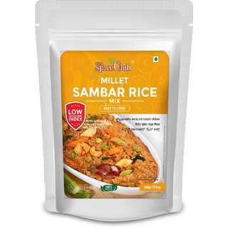The Spice Club Millet Sambar Rice Mix 500g (Natural, Low GI, Gluten Free  Diabetics Friendly Food)