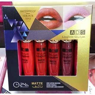 ADS Waterproof Nontransfer Longlasting Matte Lip gloss 6 Color