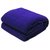 StopnShop Blue Polyester Solid Single Bed Fleece & Polar Blankets (13 cm x 10 cm) - Set Of 1