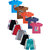 Jisha Fashion Round Neck Tshirt and Bermuda (HMNSDBLBER)(Set of 5)