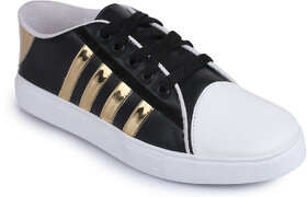 Funku Fashion Black & Gold Sneaker