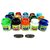 Pearl Fabric Colors ( Acrylic Color ) Multicolored Set Of 15 , 10 Ml Each Bottle + FREE 25 CM green hook  loop fastner tape