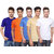 Pack of 5 Ketex Men Multicolor Round Neck T-Shirt
