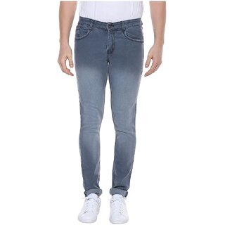 Urbano Fashion Men Stretchable Slim Fit Grey Jeans