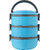 Amartej Oppo Star Series 3 Piece Container Insulated Stainless Steel Lunch Carrier With Handle - Blue