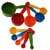 Evershine Combo Baking Measurement Measuring Cups 5 Pieces  Spoons 5 Pieces Set Of Each Big  Small ( Multicolor )