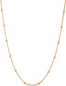 24 inch Gold Plated Chain for Women by Sparkling Jewellery