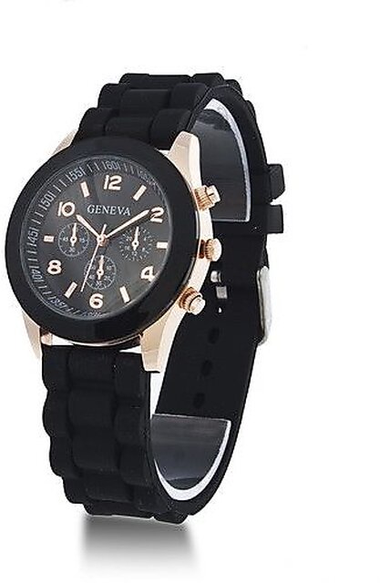 Geneva Diamond Accent Gunmetal Mesh Men's Watch - KHA0001GU