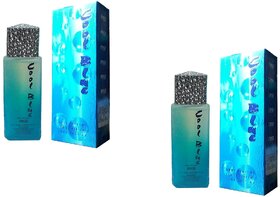 Omsr Cool Blue Spray perfume for unisex combo of two 60 ml*2