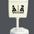 GutarGoo Small Toilet Seat Sticker - Thinking Room Sticker  (Pack of 1)