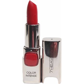 7 Heaven's Color Intense Lipstick  (3.8 g, Hot Red)