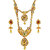 Asmitta Ravishing Gold Plated Opera Style Necklace Set For Women