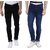 Urbano Fashion Men's Pack of 2  Slim Fit Blue Jeans