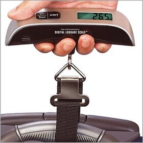 50KG PORTABLE HANDHELD ELECTRONIC DIGITAL LCD TRAVEL LUGGAGE WEIGHING SCALE
