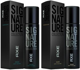 Axe Signature Black Collection Deodorants Body Spray For Men - Pack Of 2 Pcs