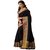 Indian Beauty Multicolor Art Silk Self Design Saree With Blouse