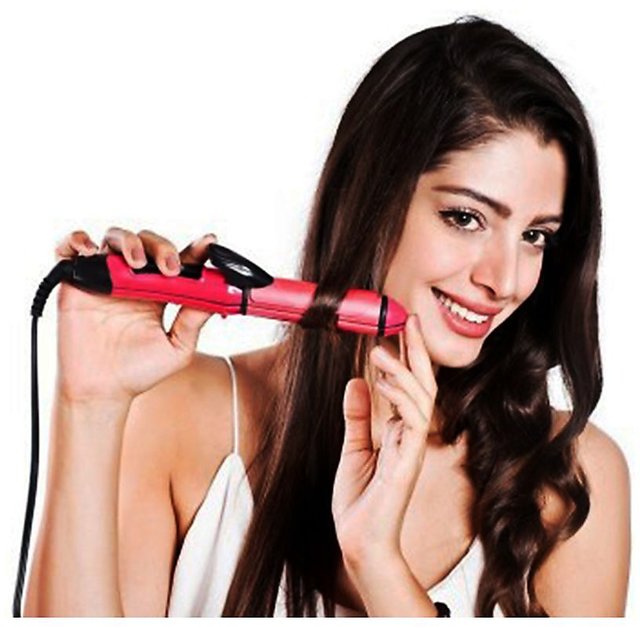Buy Hair straightener 2 in 1 Straightener and Curler NHC - 2009 Online @  ₹325 from ShopClues