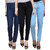 Masterly Weft Trendy Cool Multi Color Pack Of 3 Jeans For Women