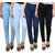 Masterly Weft Trendy Cool Multi Color Pack Of 4 Jeans For Women