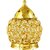 Decorate India Brass small Matki cystal akhand diya 4.5 inch