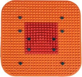 SNR Wonder Acupressure Magnetic Orange 0.9 mm Yoga Mat