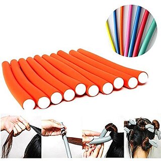 Seema 10 Pieces Magic Hair Foam Rollers Soft Twist Curler Rods For Your Hair
