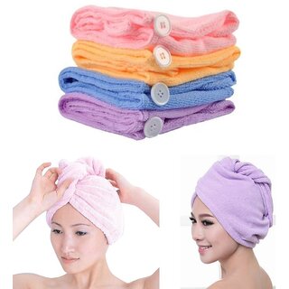 Buy RIGHT TRADERS FAST HAIR DRYING TOWEL WRAP HAIR SCARF CAP ( PACK OF 1 )  Online - Get 81% Off