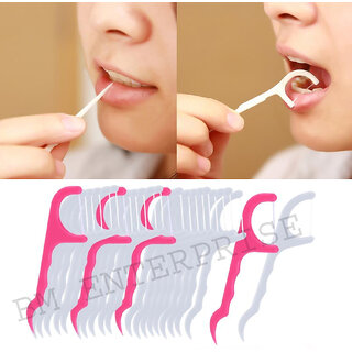 New Dental Floss Tooth Picks Flosser Plackers Toothpick Discount 20 pcs