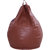 Satin cloud Leatherette Single Seating XL Size Bean Bag Without Beans , Double Stitched For Strength And Safety - Light Brown