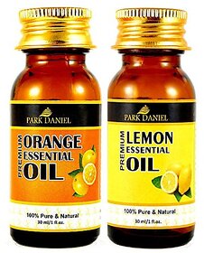 Park Daniel Pure and Natural Orange and Lemon Essential oil combo of 2 bottles of 30 ml(60 ml)