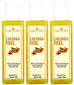Park Daniel Premium Jojoba oil combo pack of 3 bottles of 100 ml(300 ml)