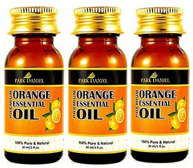 Park Daniel Pure and Natural Orange Essential oil Combo pack of 3 Bottles of 30 ml(90 ml)