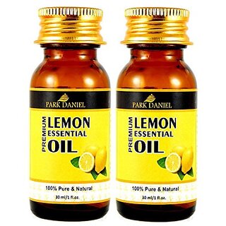 Park Daniel Pure and Natural Lemon Essential oil Combo pack of 2 Bottles of 30 ml(60 ml)