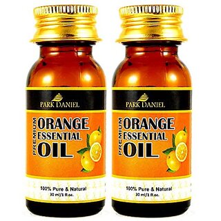 Park Daniel Pure and Natural Orange Essential oil Combo pack of 2 Bottles of 30 ml(60 ml)