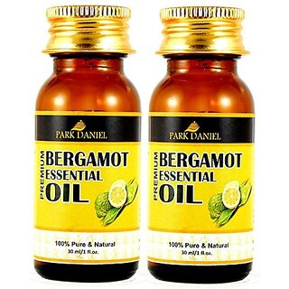 Park Daniel Pure and Natural Bergamot Essential oil Combo pack of 2 Bottles of 30 ml(60 ml)