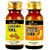 Pure and Natural Jojoba Carrier oil and Orange Essential oil combo of 2 bottles of 30 ml(60 ml)