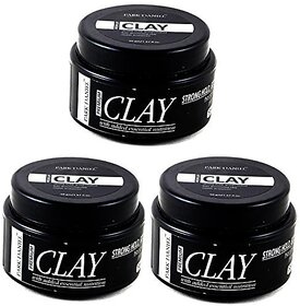 Park Daniel Strong Hold Hair Grooming Clay Combo of 3 Bottles of 50 gm(150 gm)