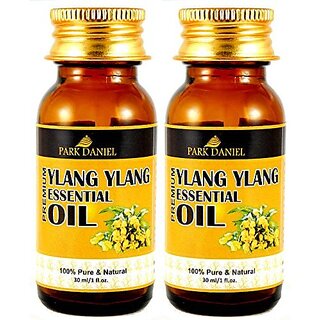 Park Daniel Premium Ylang Ylang Essential Oil Combo pack of 2 bottles of 30 ml(60 ml)